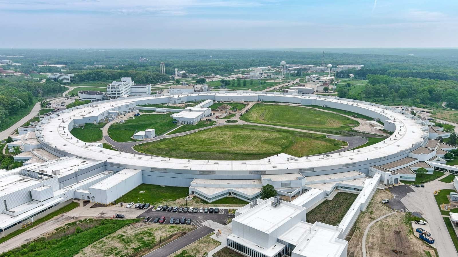 The Advanced Photon Source at Argonne is one of the most productive X-ray light sources in the world. In a typical year, 5,500 scientists from around the world use it for research in a wide variety of disciplines. (Image by Argonne National Laboratory.)